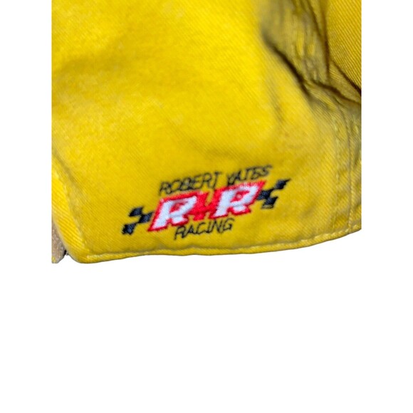 NASCAR M&M Hat Sadler 38 Adult Signed Authentic Yellow Cap Yates Racing Chase - Picture 5 of 8